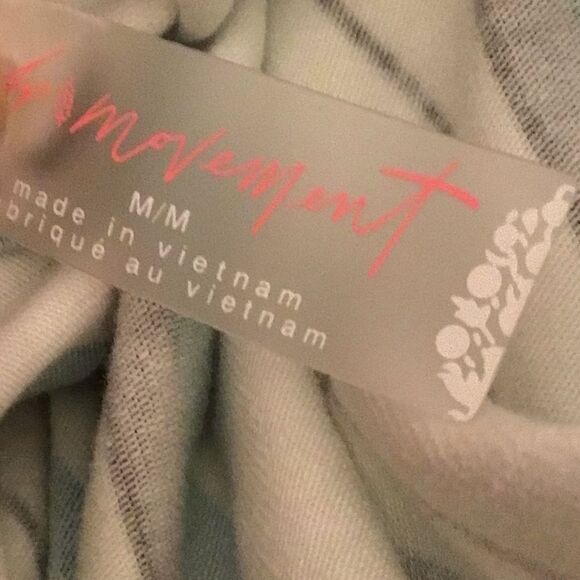 Free People Hot Shot Printed Striped Tee Romper - Picture 7 of 7